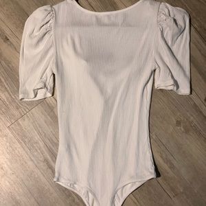 White Fashion Nova bodysuit